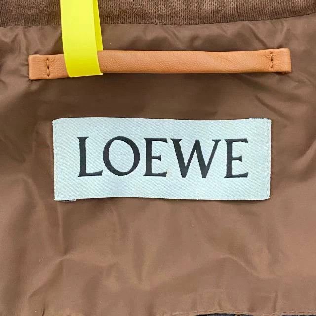 Loewe LOEWE Solid color hooded leather coat, men's trench coat Size US M / EU 48-50 / 2 - 4 Thumbnail