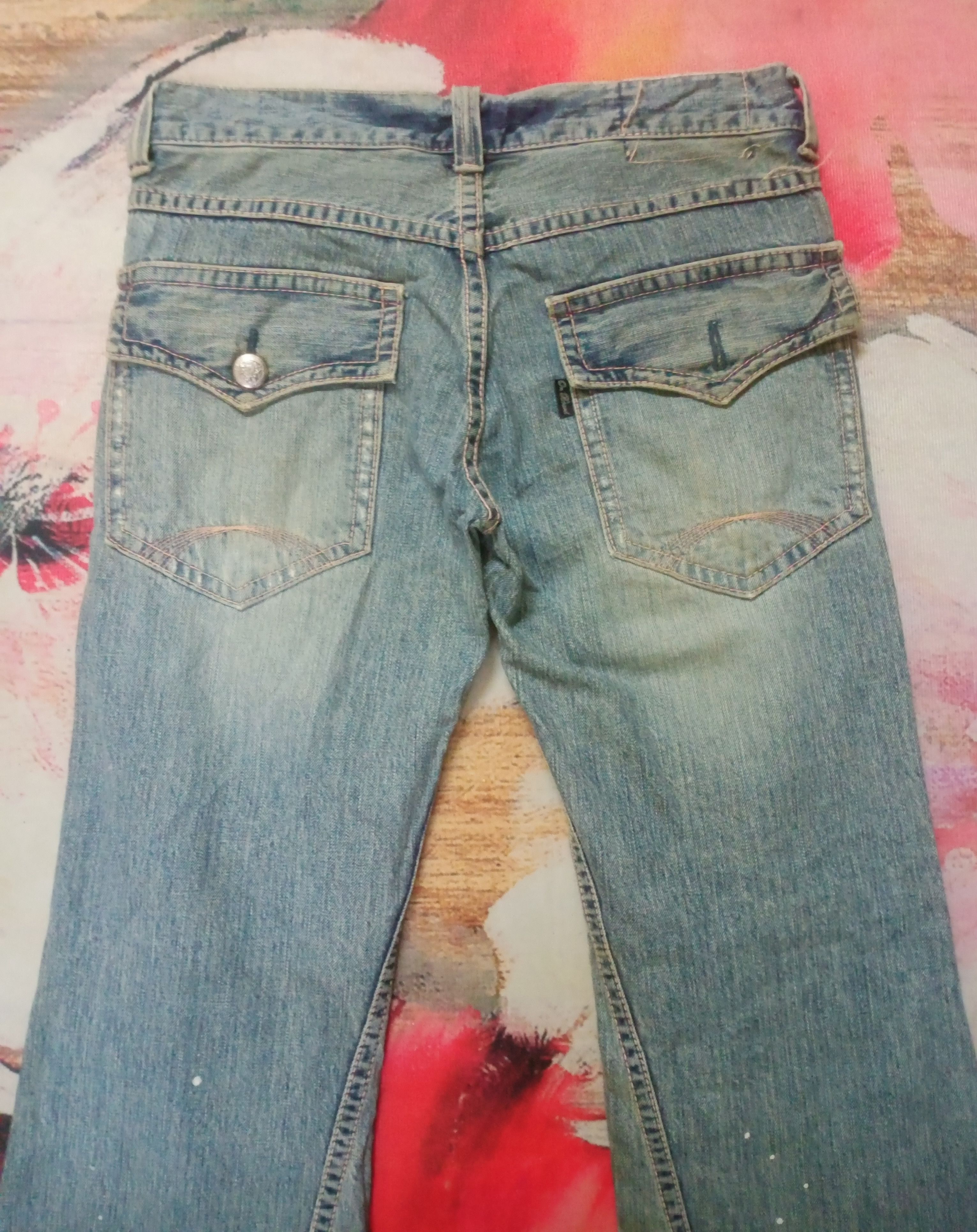 Hysteric Glamour Rare Vintage On Board Flare Distressed Jeans Size 34" / US 12 / IT 48 - 7 Thumbnail