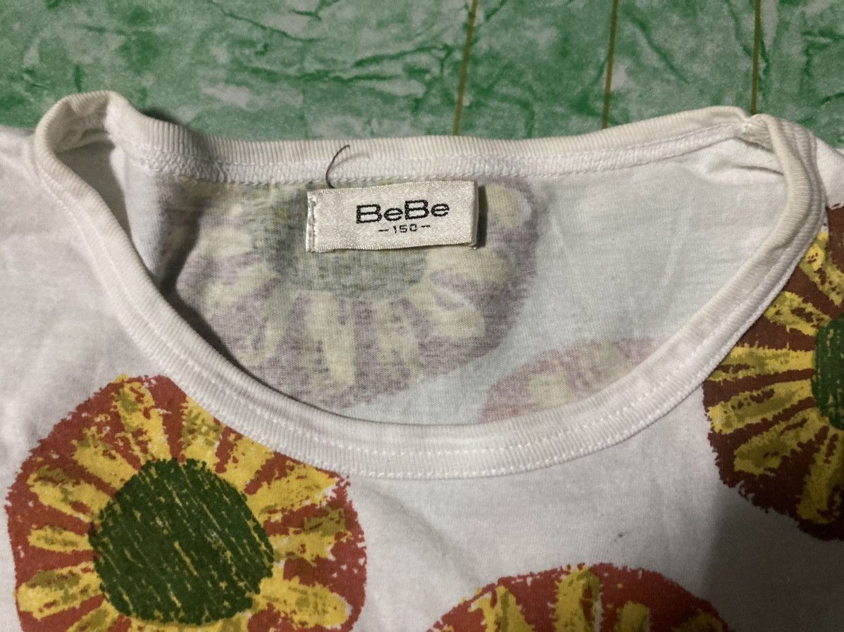 Bebe × Japanese Brand Be be T-shirt Croptop Flawer Size S / US 4 / IT 40 - 3 Thumbnail