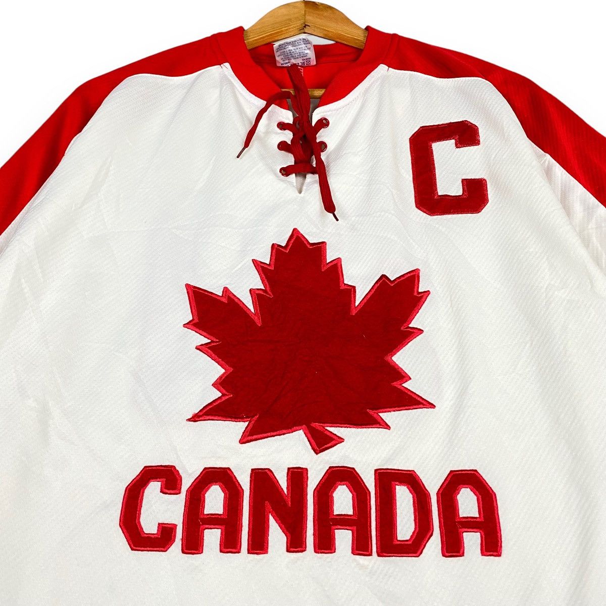 Vintage VINTAGE CANADA HOCKEY JERSEY Size US L / EU 52-54 / 3 - 3 Thumbnail