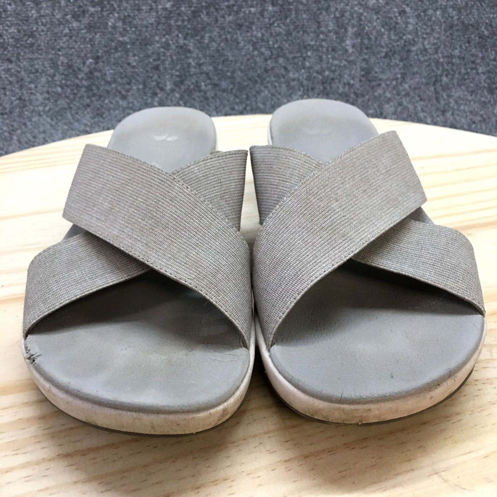 Clarks Clarks Arla Elin Sandals Slides Gray Slip On Casual Open Toe 9 M 26134509 Womens Size US 9 / IT 39 - 4 Thumbnail