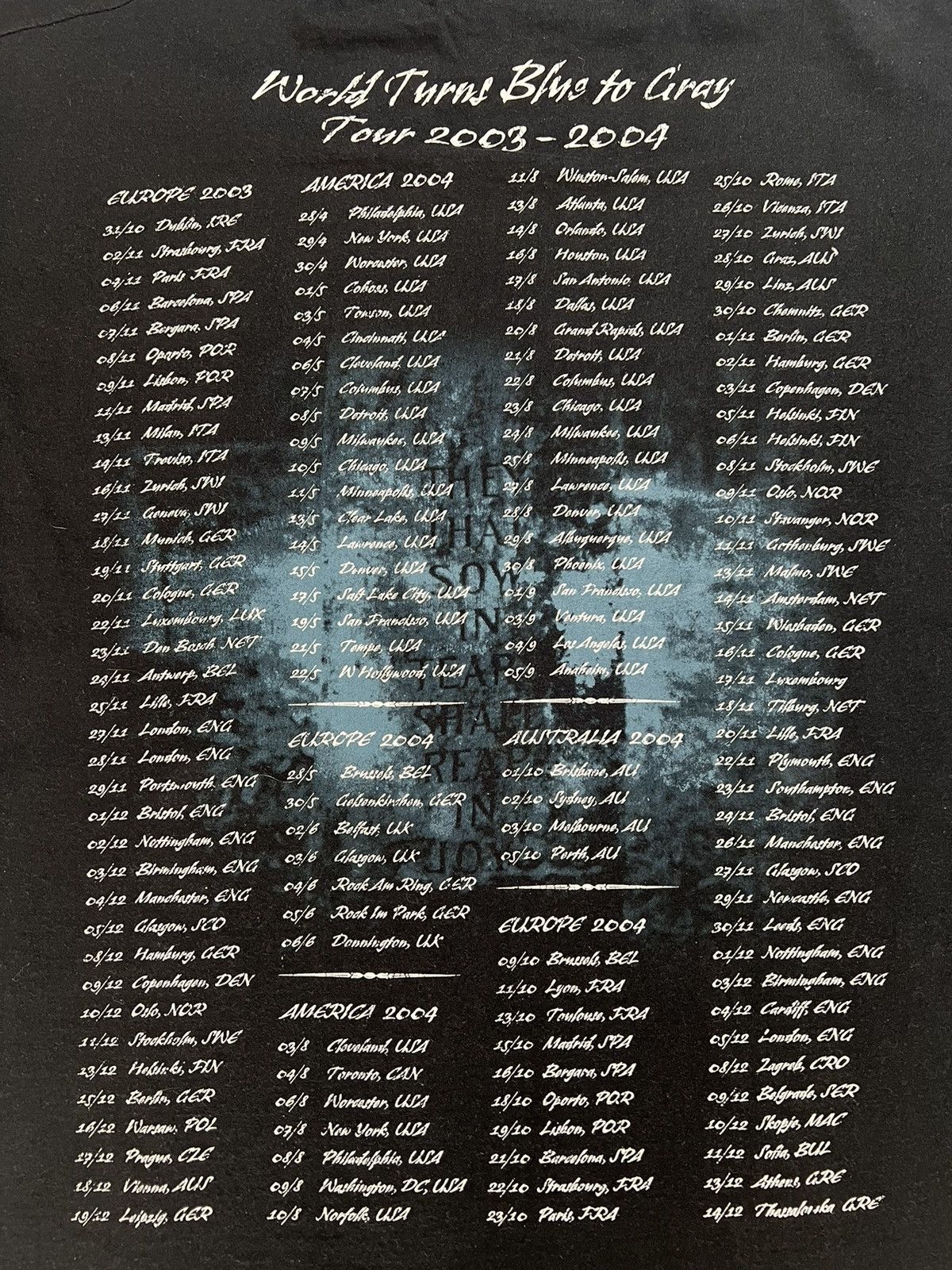 Band Tees Vintage 2004 Machine Head T Shirt Size US L / EU 52-54 / 3 - 7 Thumbnail