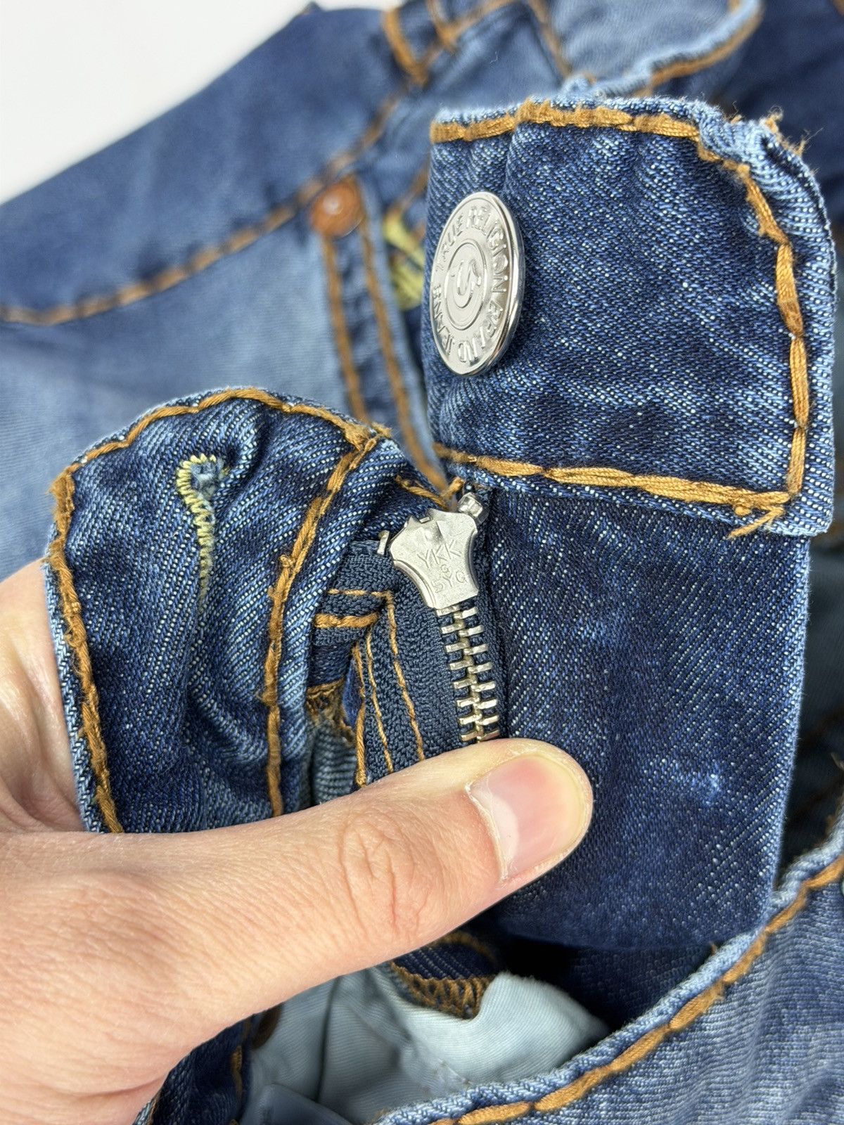 True Religion Vintage True Religion Bobby Relaxed Baggy Denim Jeans Y2K Size US 36 / EU 52 - 12 Thumbnail