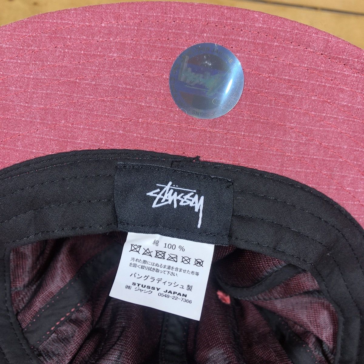Stussy × Vintage Stussy Washed Ripstop Bell Bucket Size ONE SIZE - 4 Thumbnail