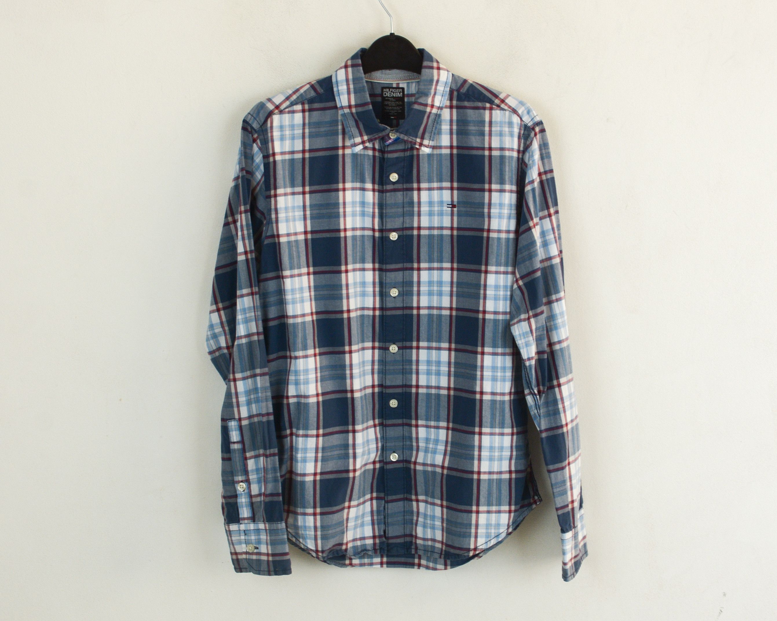 Tommy Hilfiger Button Up Shirt S Check Plaid Formal Long Sleeved Casual Top Size US S / EU 44-46 / 1 - 1 Thumbnail