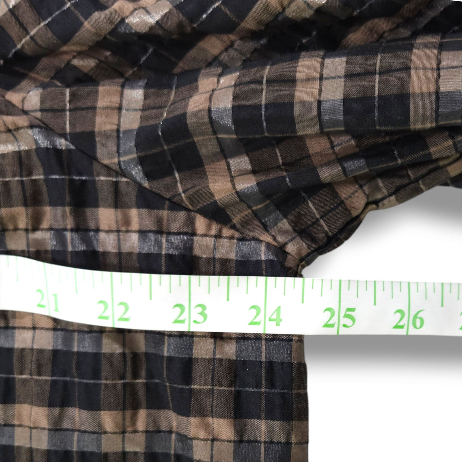 Barbour NWT Barbour Lorelie Plaid Popover Top Sz. 12 Praline Check Size XL / US 12-14 / IT 48-50 - 8 Thumbnail