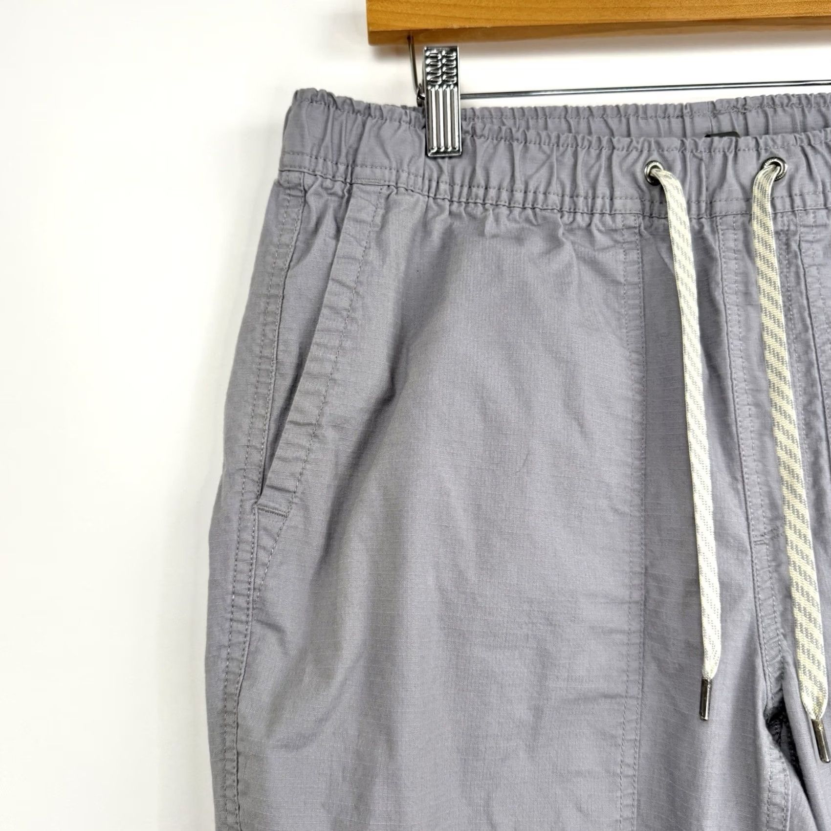 Vuori Vuori Mens Regular Pants V461 Ripstop DuraTerra Hiking Gray 30x27 Jogger Cotton Spandex Blended Activewear M Size US 31 - 3 Thumbnail