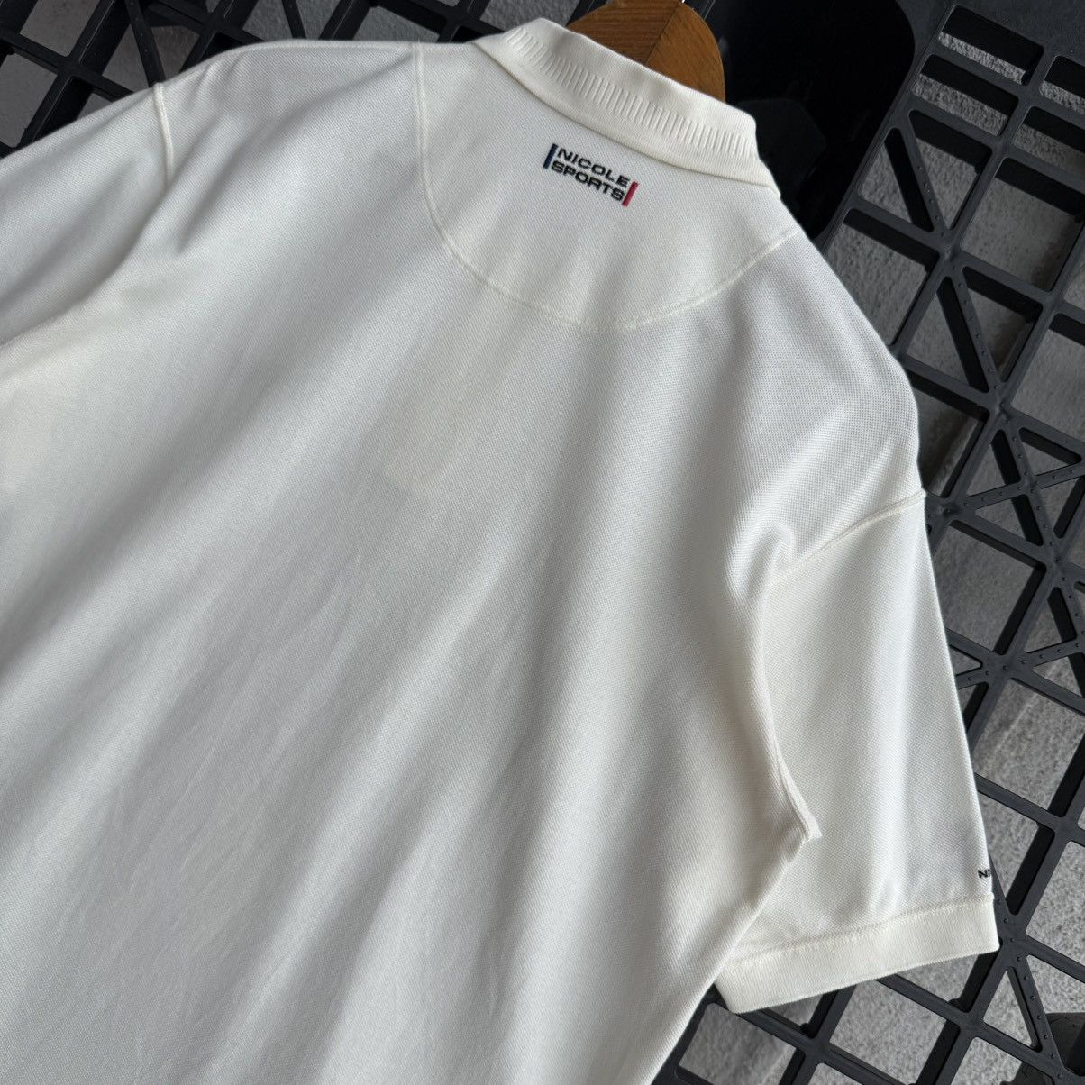 Nicole Club Vintage Nicole Sports Cream Embroidery Polos Size US L / EU 52-54 / 3 - 11 Thumbnail