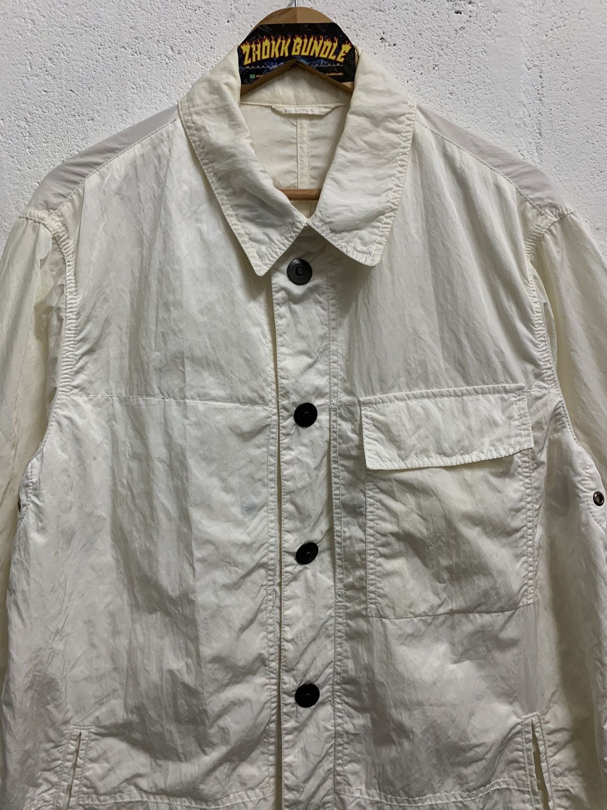 Giorgio Armani × Vintage Vintage Giorgio Armani Nylon Parkas Jacket Size US XL / EU 56 / 4 - 3 Thumbnail