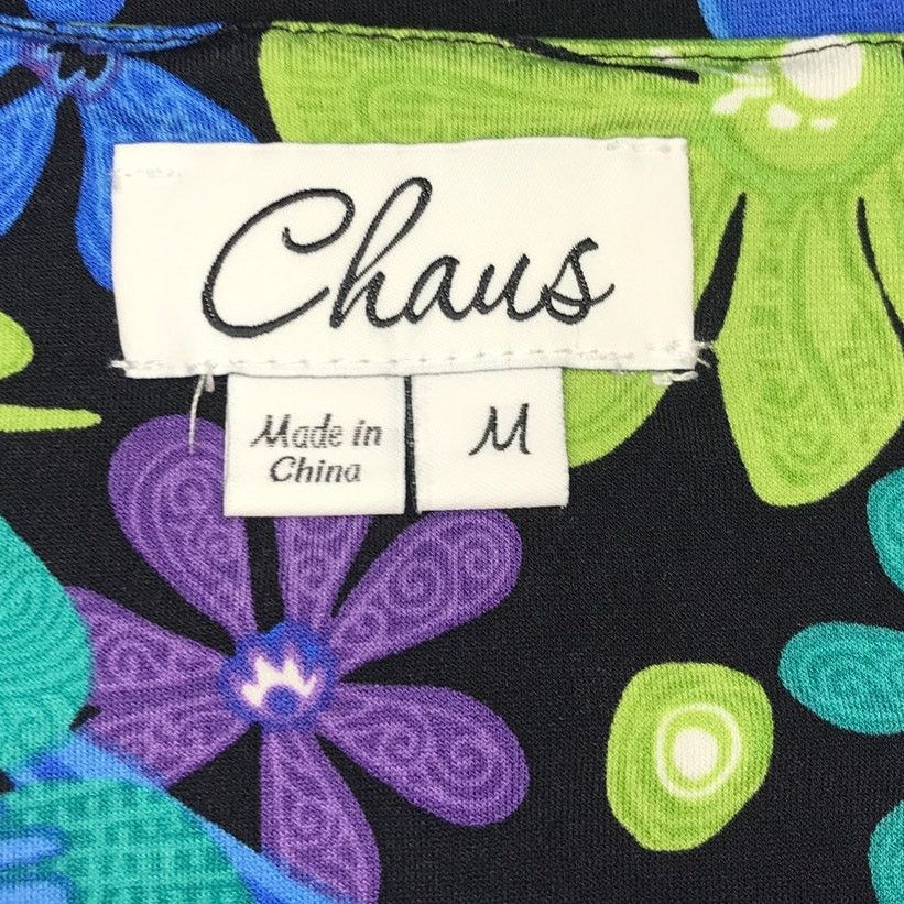 Other Chaus Floral Cowl Neck Short Sleeve Blouse M Size M / US 6-8 / IT 42-44 - 3 Thumbnail