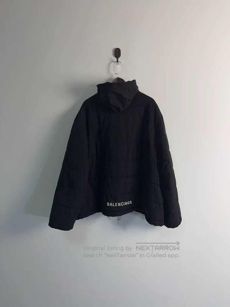 Balenciaga Balenciaga Black Hooded Down Jacket Size US M / EU 48-50 / 2 - 2 Thumbnail