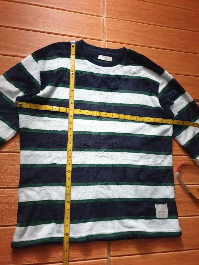 Japanese Brand Logos days stripe longsleeve shirt Size US XL / EU 56 / 4 - 6 Thumbnail