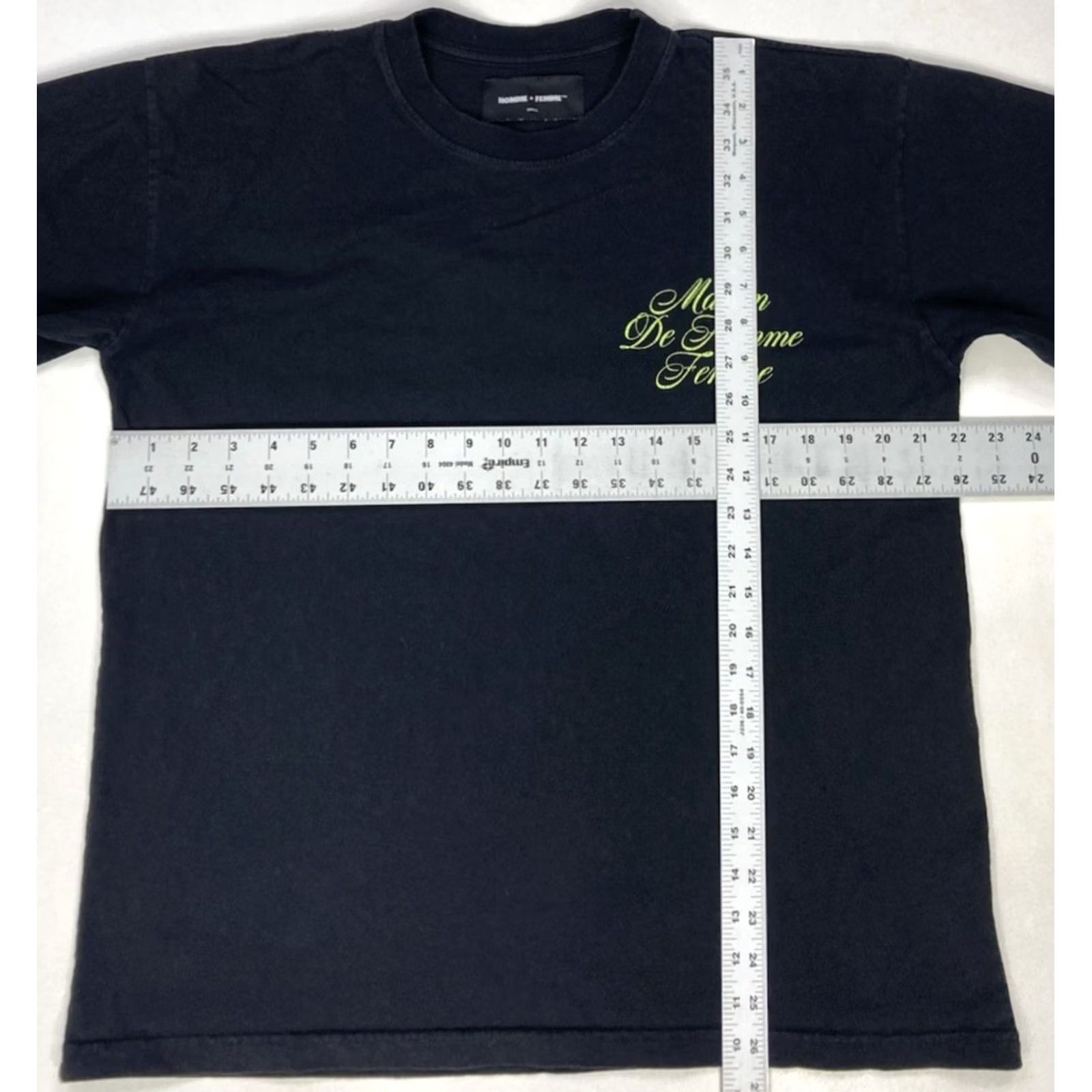 Vintage Homme + Femme Racing Graphic T-shirt Mens Small Black Short Sleeve Oversized Crew Neck Logo Pattern Size US S / EU 44-46 / 1 - 6 Thumbnail