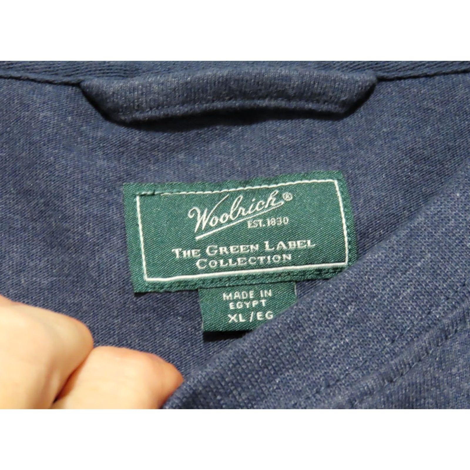 Vintage Woolrich Men's Long Sleeve Pocket TShirt Dark Gray XL Crew Neck Knit Regular Vintage: No Size US XL / EU 56 / 4 - 4 Thumbnail
