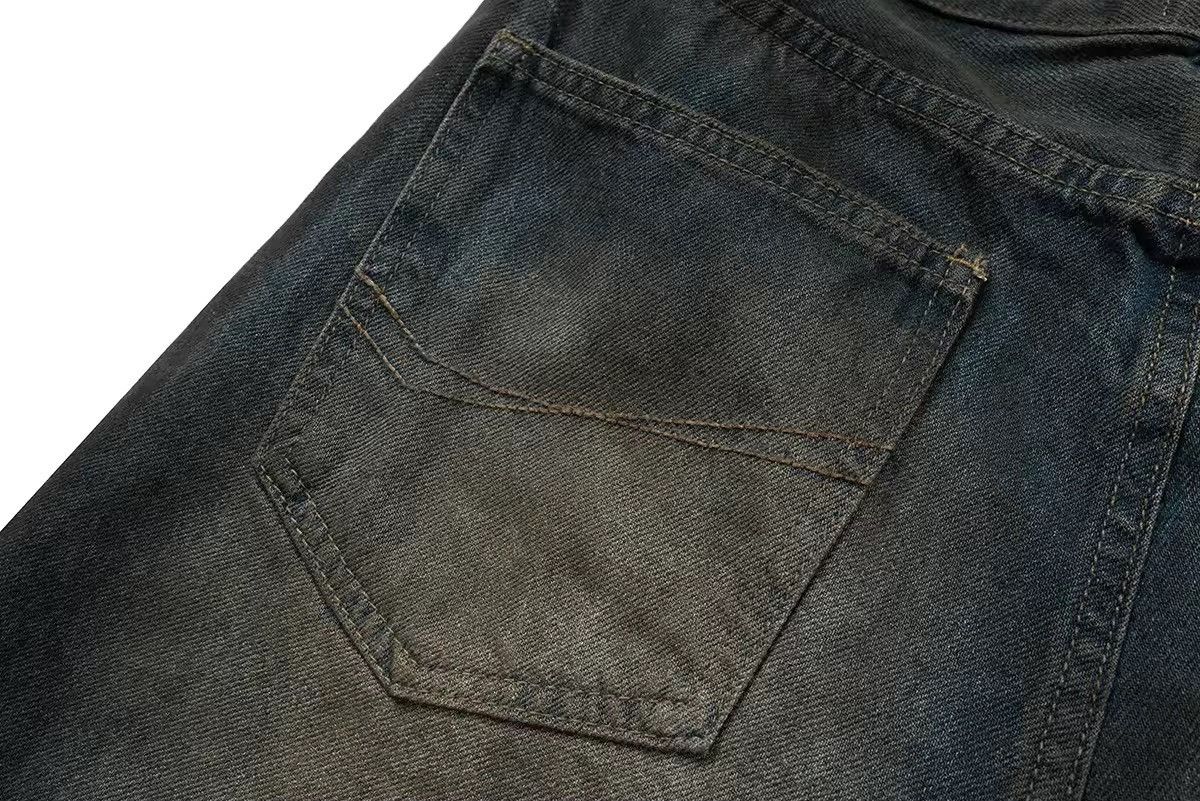 Jean × Vintage Washed Blue Ripped Baggy Jeans Size US 31 - 5 Thumbnail
