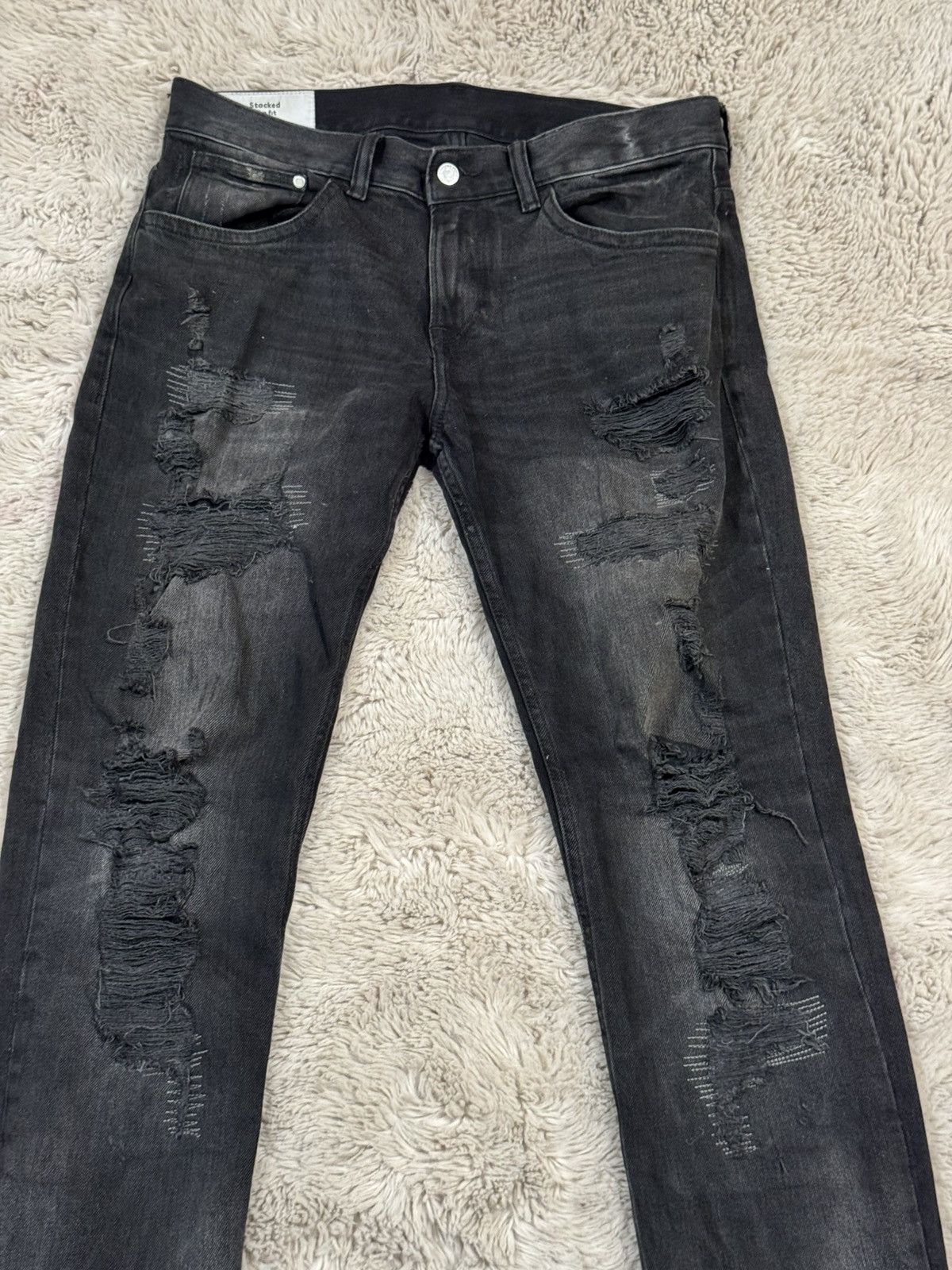 Other Flared Slim fit Black Jeans Size US 38 / EU 54 - 1 Thumbnail