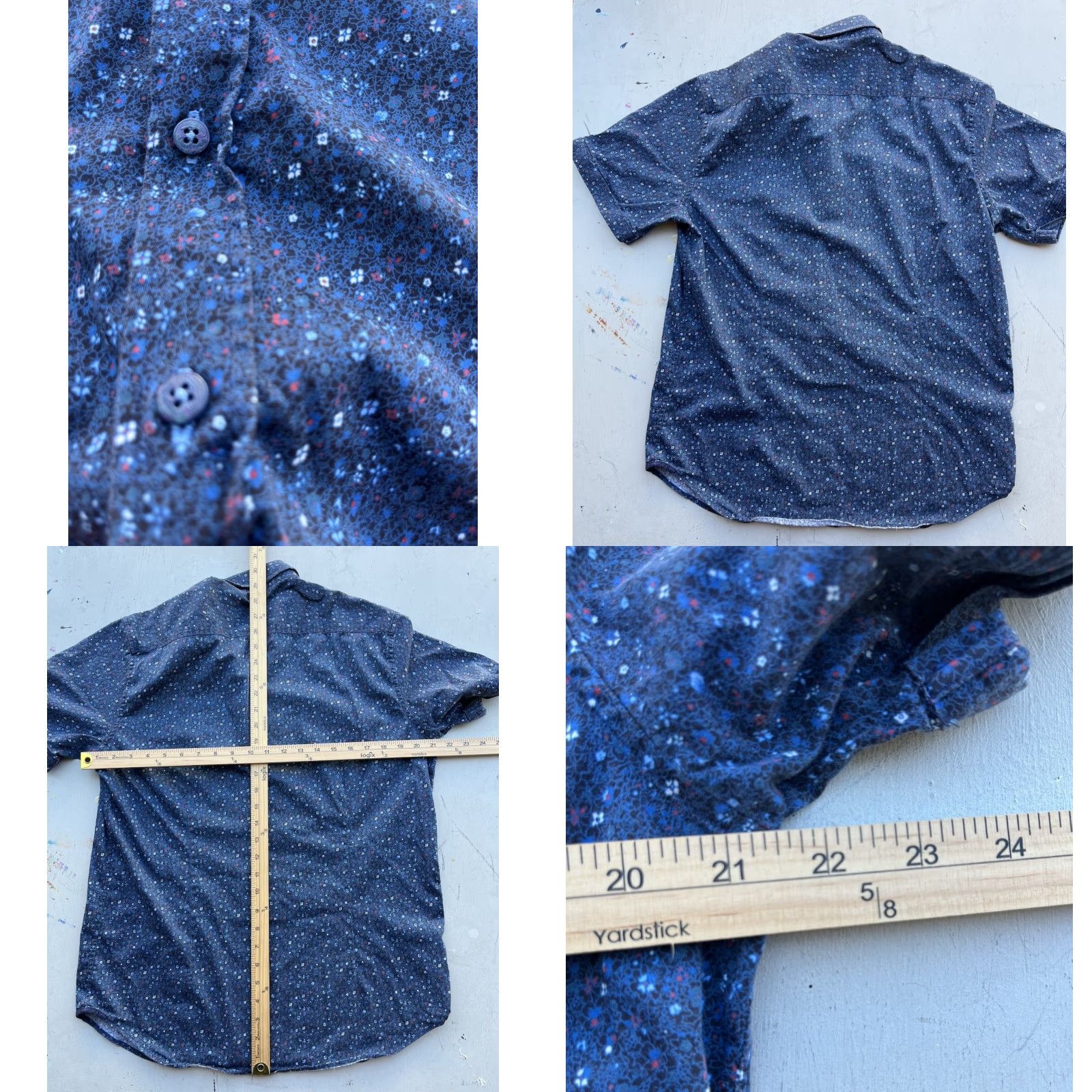 Robert Graham Robert Graham Multicolor Geometric Button-Up Shirt XL Men’s Casual Short Sleeve Button-Down Size US XL / EU 56 / 4 - 8 Thumbnail