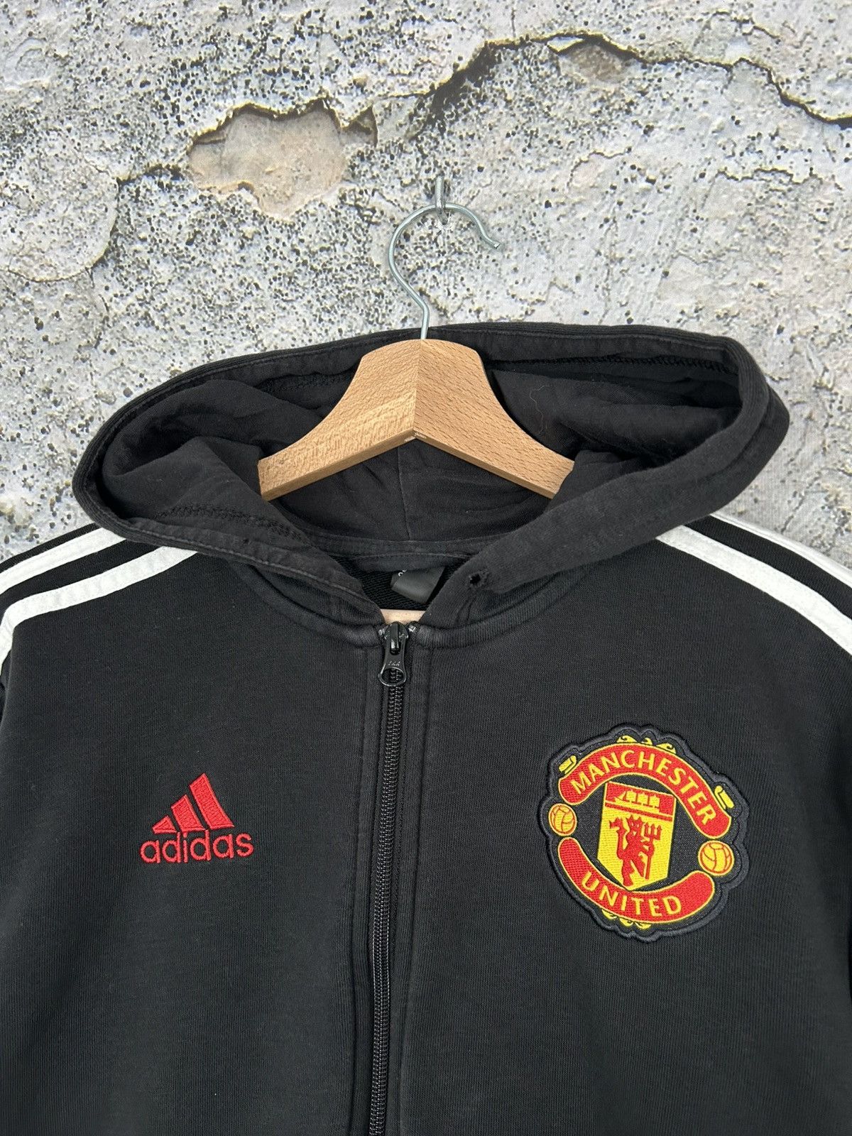Adidas Adidas Manchester United Black Hoodie Soccer Football Track Size US S / EU 44-46 / 1 - 3 Thumbnail