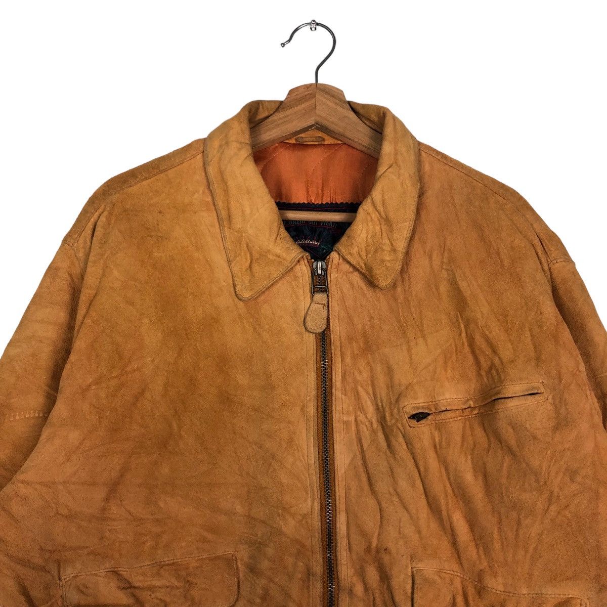 Vintage 🔥Vtg Biker Leather Jacket Ashville Inspire CP Company Size US L / EU 52-54 / 3 - 3 Thumbnail