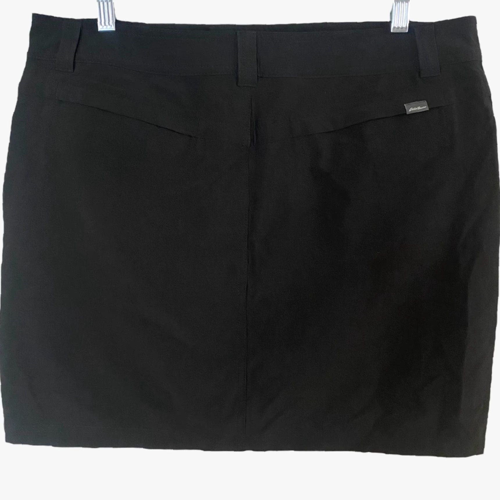 Eddie Bauer Eddie Bauer Adventure 2.0 Skort Black Women's Size 12 Hiking Travel Outdoors New Short Skirt Pockets Lightweight Activewear Size ONE SIZE - 4 Thumbnail