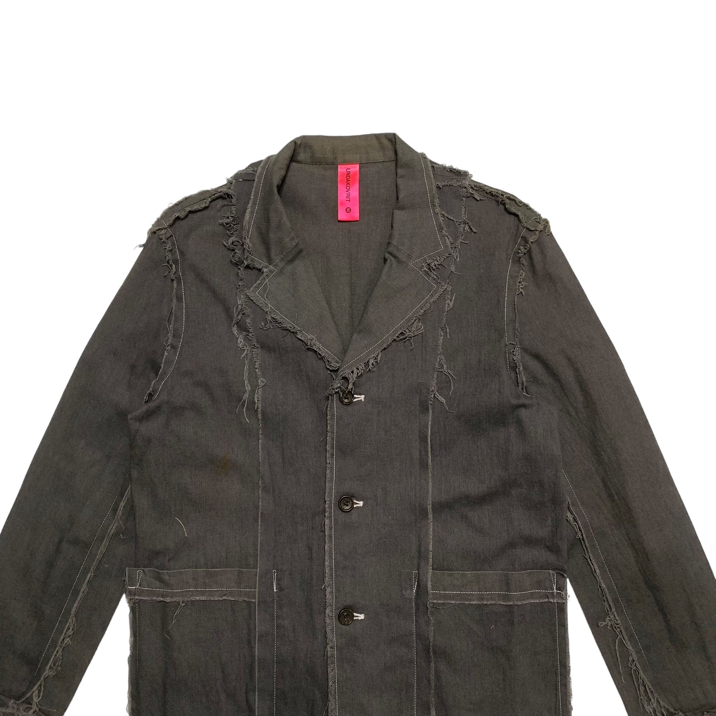 Jun Takahashi Jun Takahashi Undercover Undakovrit Frayed Button Jacket Size US S / EU 44-46 / 1 - 4 Thumbnail