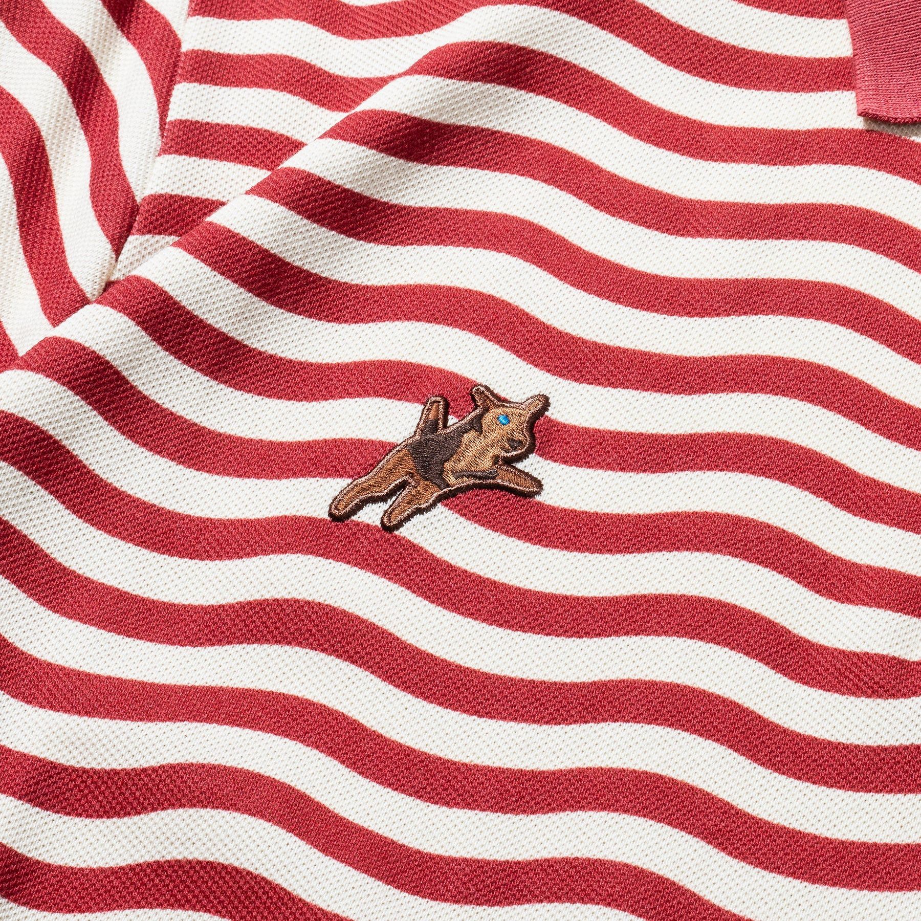 Golf le Fleur Darryl Striped Polo red Size US L / EU 52-54 / 3 - 2 Thumbnail