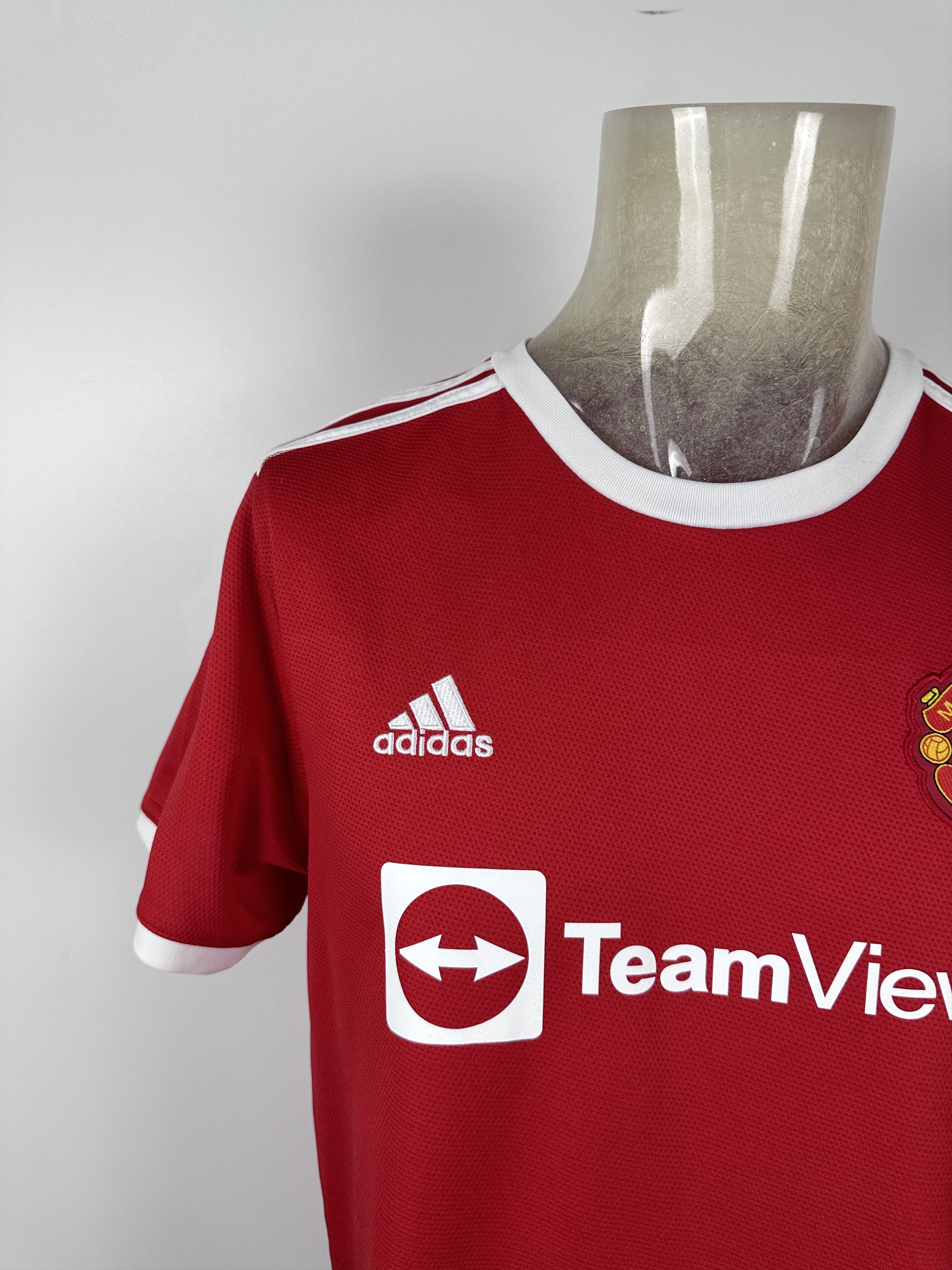 Adidas Manchester United 2021 Football Shirt Soccer Jersey Adidas Size US XL / EU 56 / 4 - 3 Thumbnail