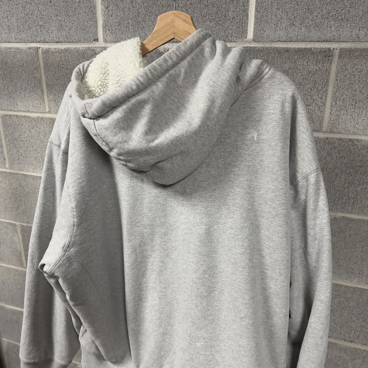 Vintage Faded Sherpa Fleece Lined Zip Up Hoodie ERD Grunge Size US XXL / EU 58 / 5 - 5 Thumbnail