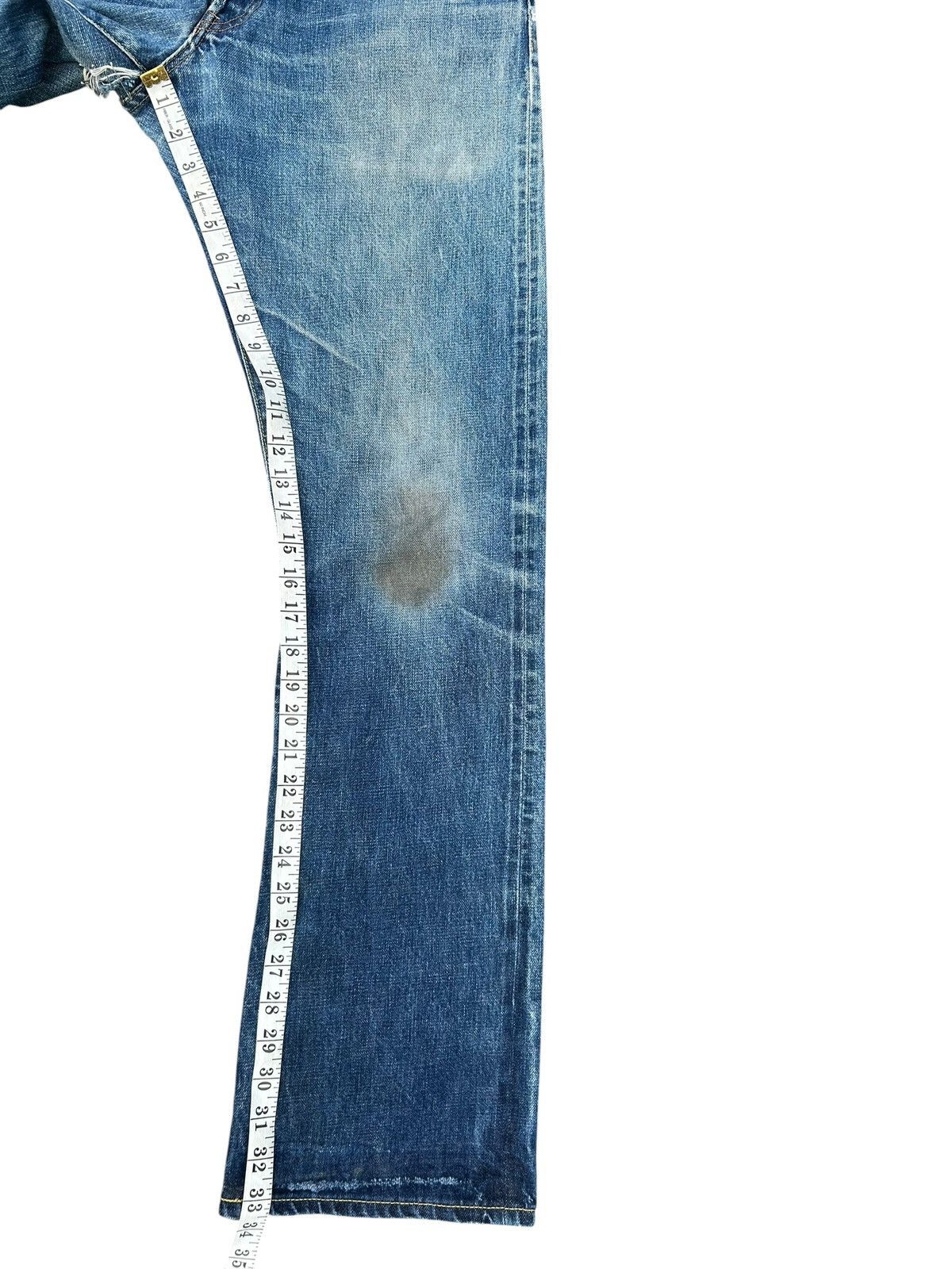RRL Ralph Lauren FLARE RRL RALPH LAUREN SELVEDGE DISTRESSED DENIM JEANS Size US 34 / EU 50 - 24 Thumbnail