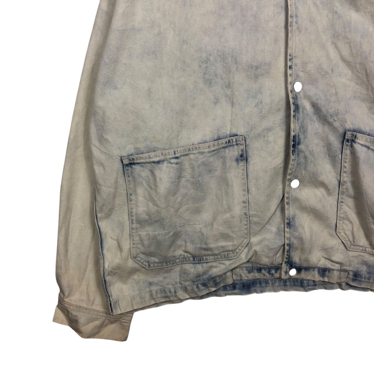 Japanese Brand × Vintage 📌Vintage Acid Wash Bomber Jacket Gu Japan Issey Miyake Size US L / EU 52-54 / 3 - 5 Thumbnail