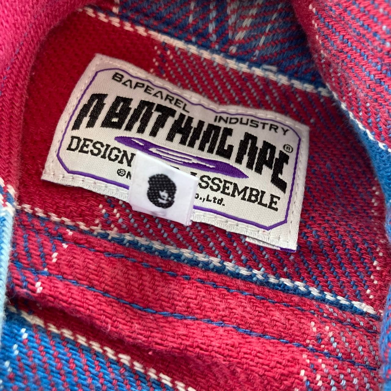 Bape Full Buttoned Flannel Check Hoodie Size US S / EU 44-46 / 1 - 9 Thumbnail