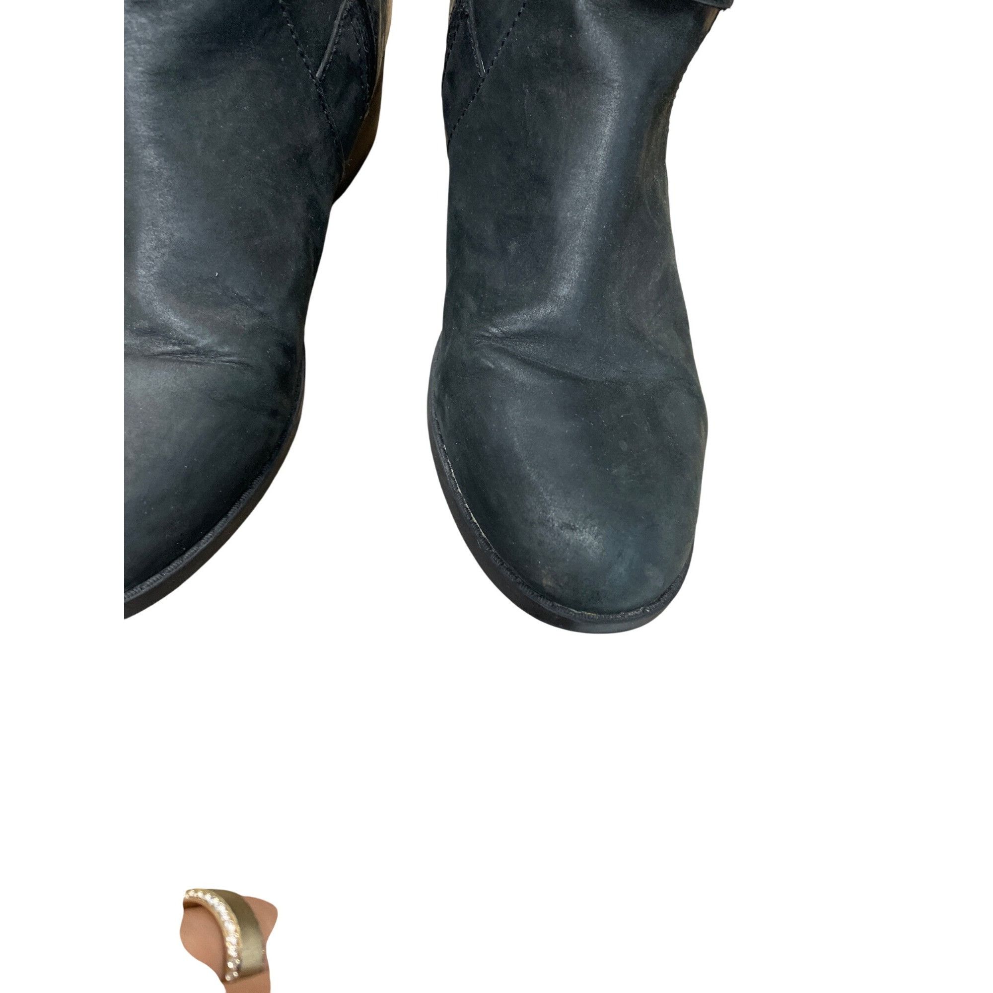 Cole Haan Cole Haan Womans Black leather Knee Equestrian Riding Boots Size US 9 / IT 39 - 8 Thumbnail