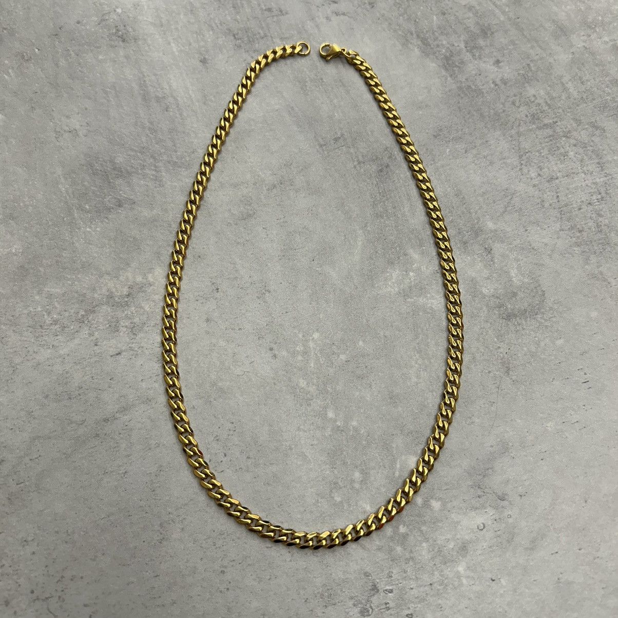 Vintage Y2K 2000s cuban link style gold hip hop skater chain Size ONE SIZE - 2 Thumbnail