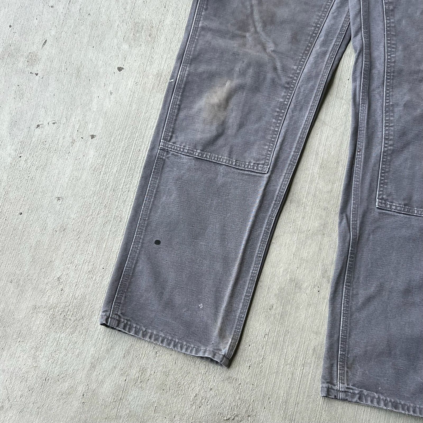 Carhartt × Vintage Carhartt gray double knee work wear carpenter pants Size US 31 - 8 Thumbnail