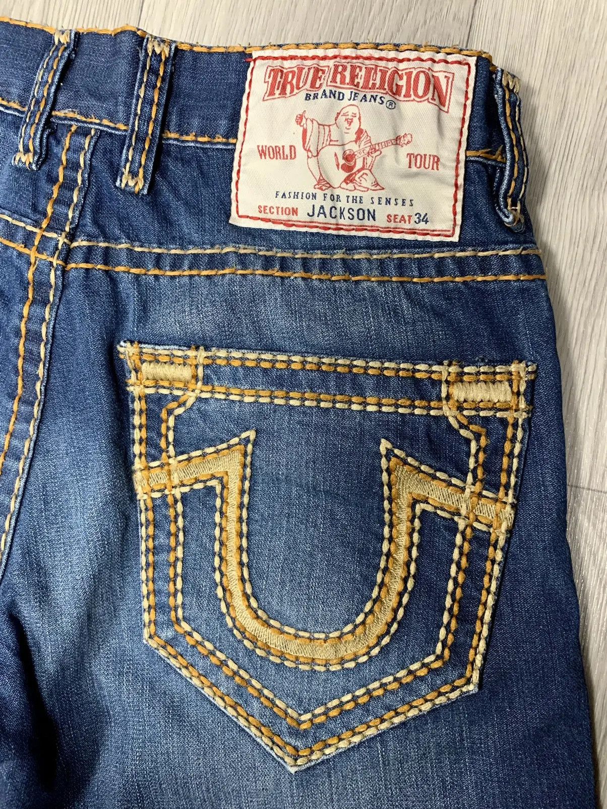 True Religion × Vintage True Religion Jackson Denim Made in USA Size US 32 / EU 48 - 13 Thumbnail