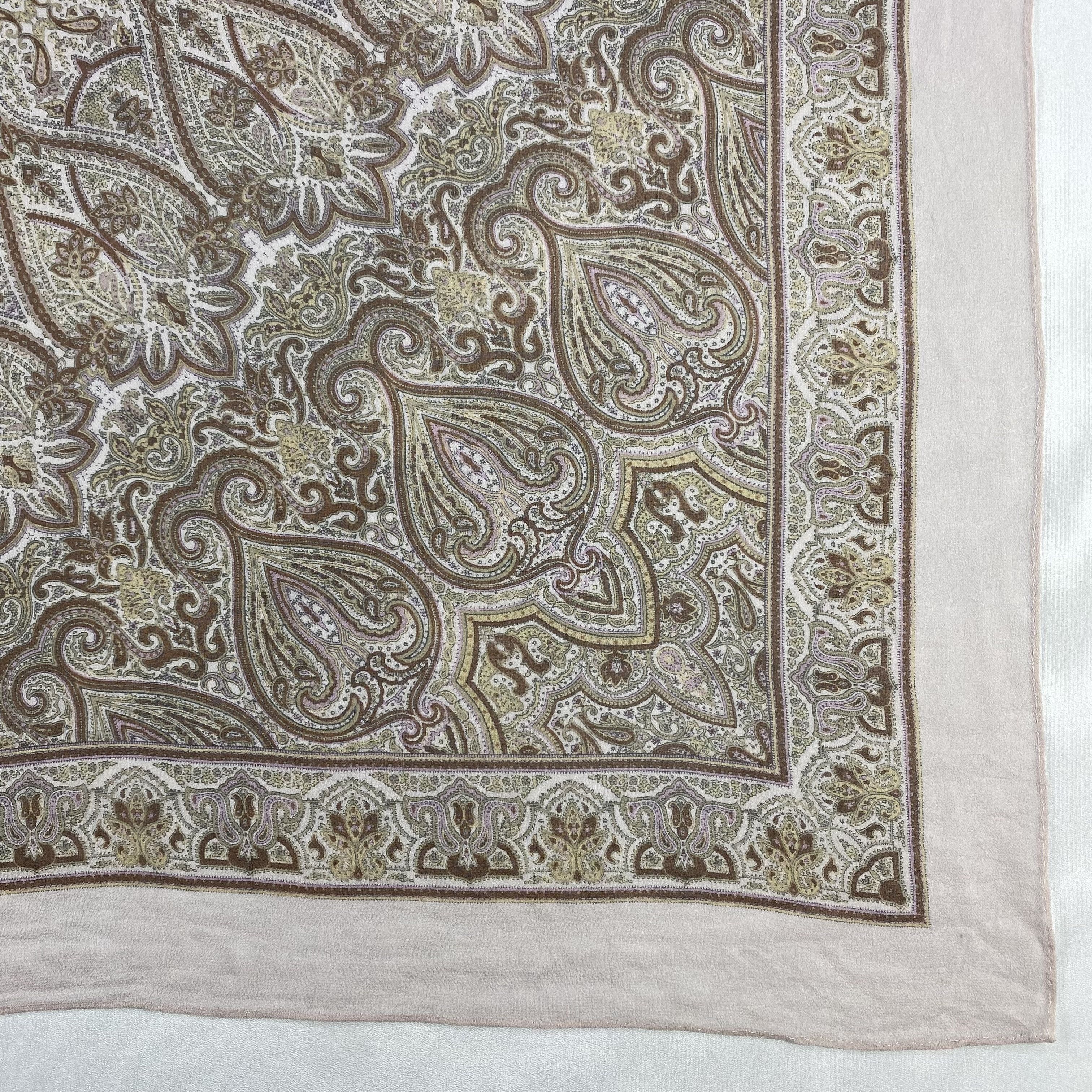 Japanese Brand × Vintage Vintage Paisley Silk Scarf SS056 Size ONE SIZE - 3 Thumbnail