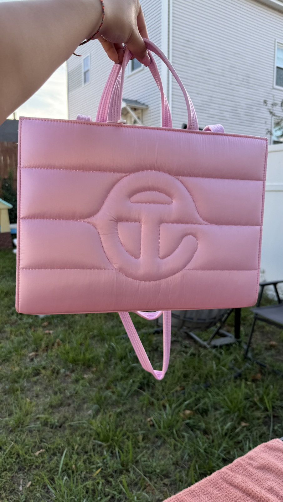 Telfar M PUFFER SHOPPER BUBBLEGUM PINK Size ONE SIZE - 1 Thumbnail