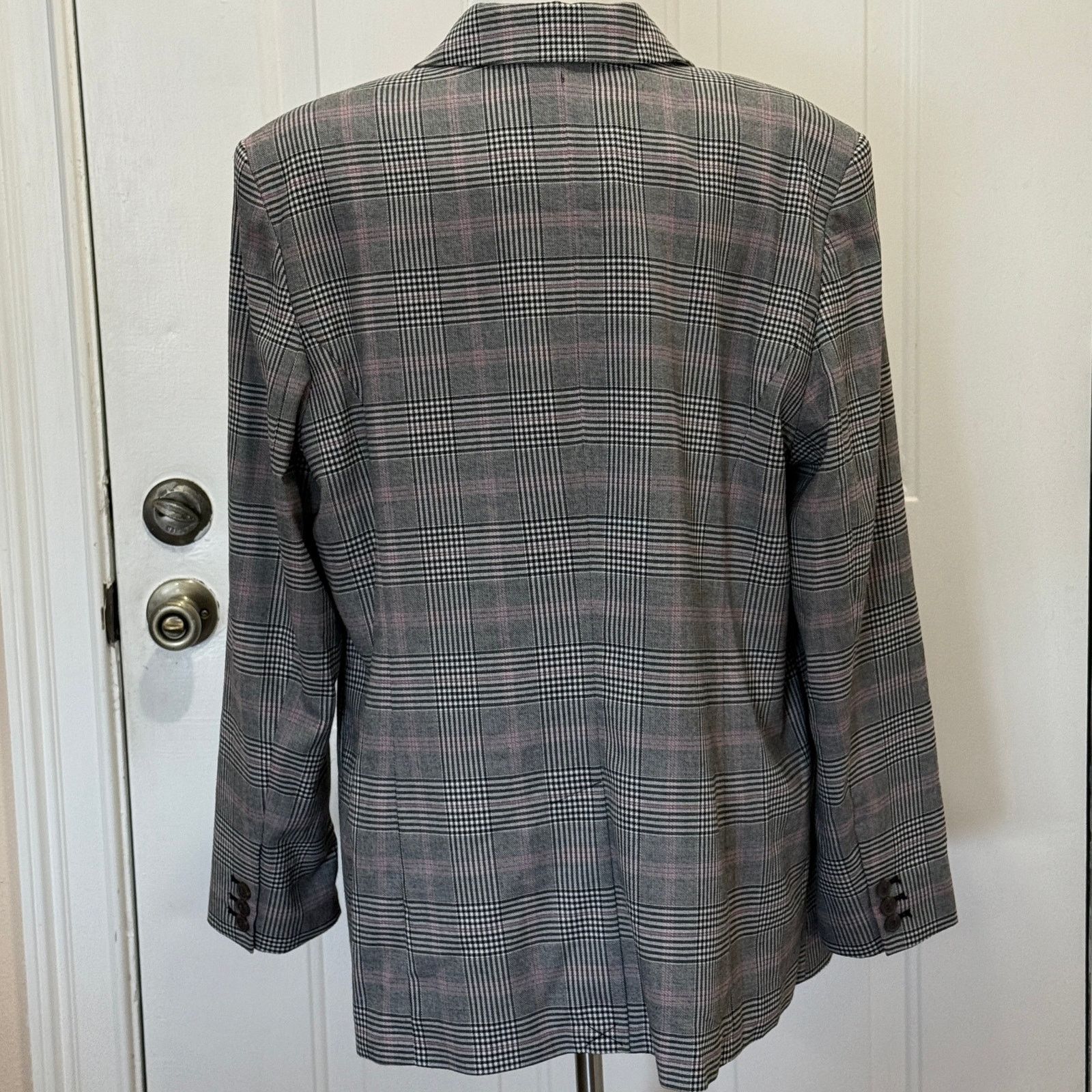Worthington Worthington women’s XXL suit blazer in Pink Menswear pattern Size XXL / US 16-18 / IT 52-54 - 3 Thumbnail