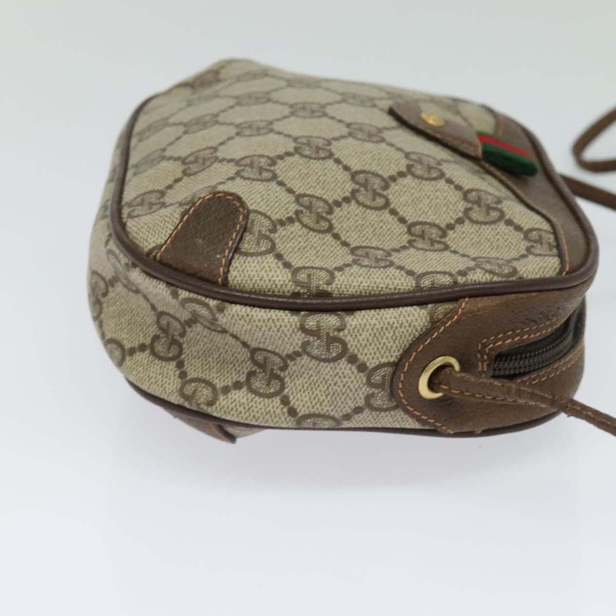 Gucci GUCCI GG Supreme Web Sherry Line Shoulder Bag Pvc Beige 89 Size ONE SIZE - 5 Thumbnail