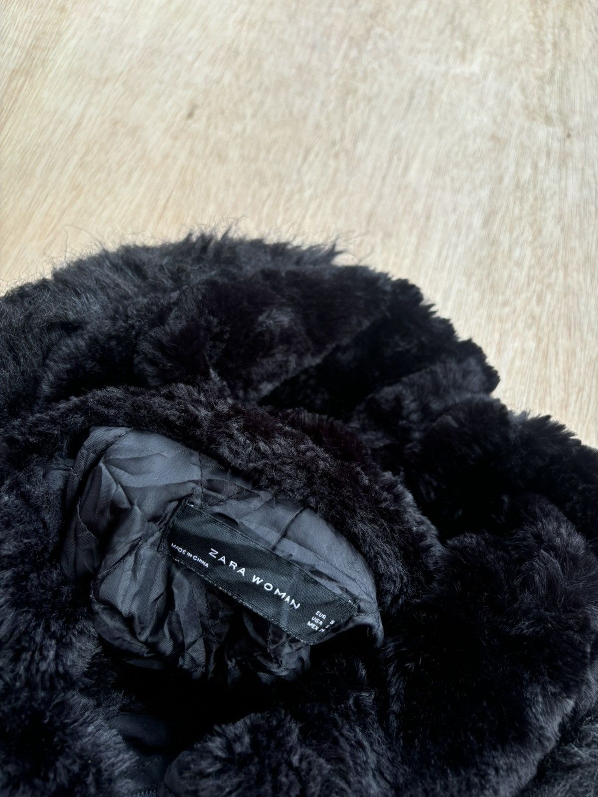 If Six Was Nine × Japanese Brand × Le Grande Bleu (L.G.B.) Fur Jacket Zara Woman Black Ifsixwasnine Lgb Style Size M / US 6-8 / IT 42-44 - 8 Thumbnail
