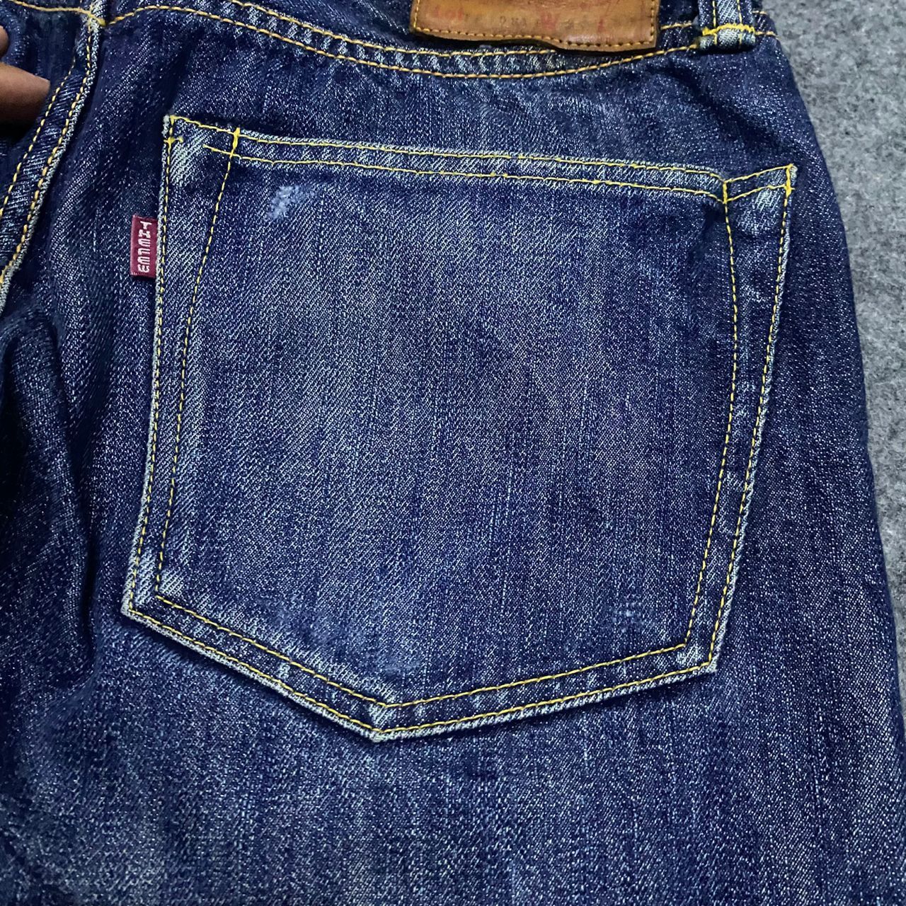 If Six Was Nine Vintage The Few MFG. Co Selvedge Redline Distressed Denim Size US 29 - 10 Thumbnail