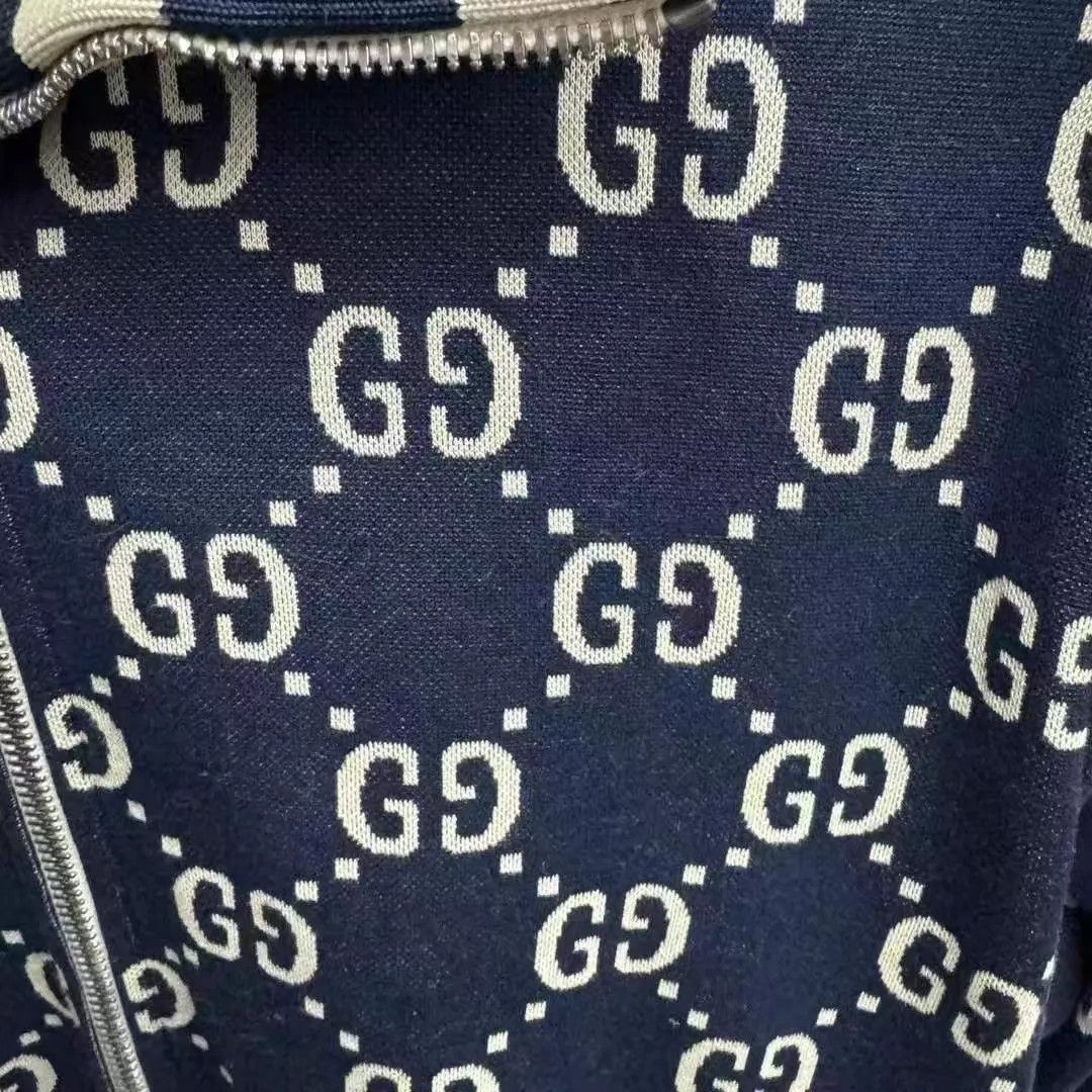 Gucci Gucci blue red GG all over school uniform jacket M Size M / US 6-8 / IT 42-44 - 3 Thumbnail