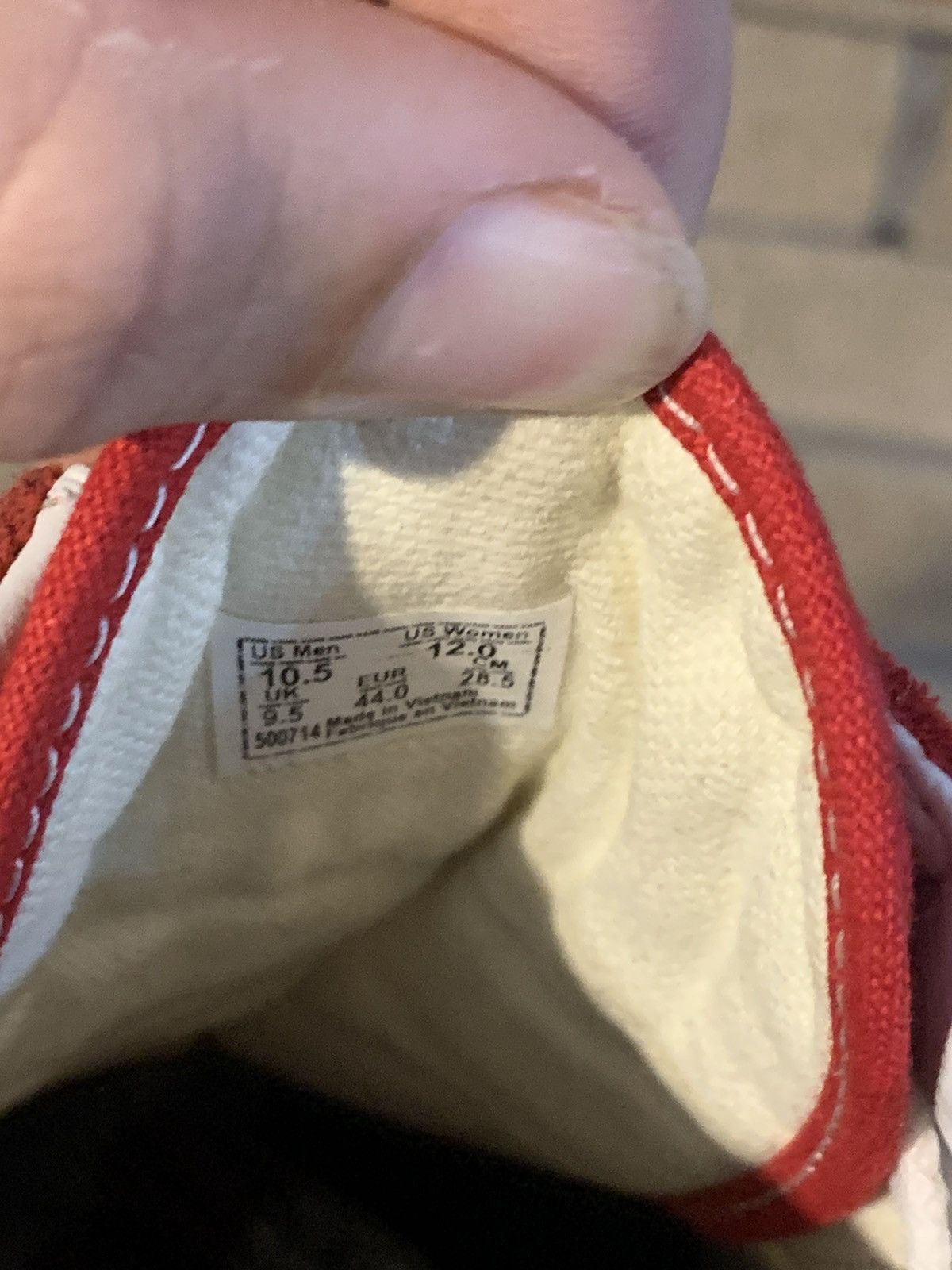 Vans NEW Red Checkboard Vans Size US 10.5 / EU 43-44 - 4 Thumbnail
