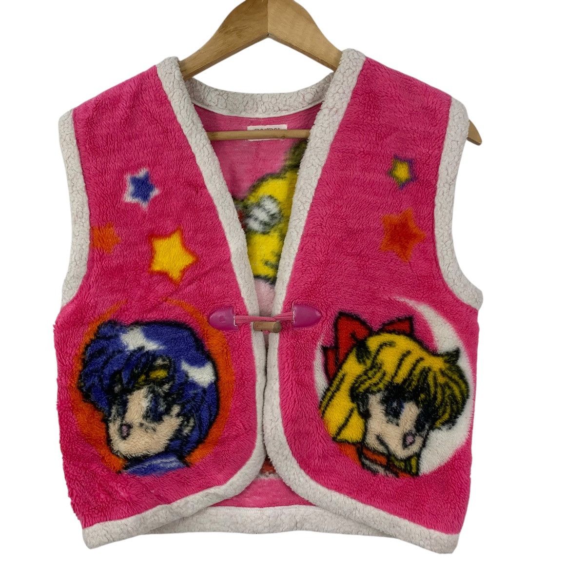Anime Vintage ANIME SAILOR MOON Pretty Guardian Fleece Vest Jacket Size US S / EU 44-46 / 1 - 5 Thumbnail