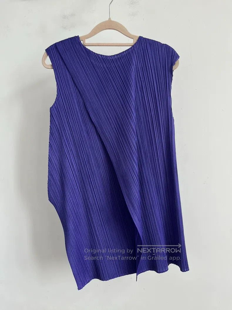 Issey Miyake Issey Miyake Purple Vest Size L / US 10 / IT 46 - 1 Thumbnail