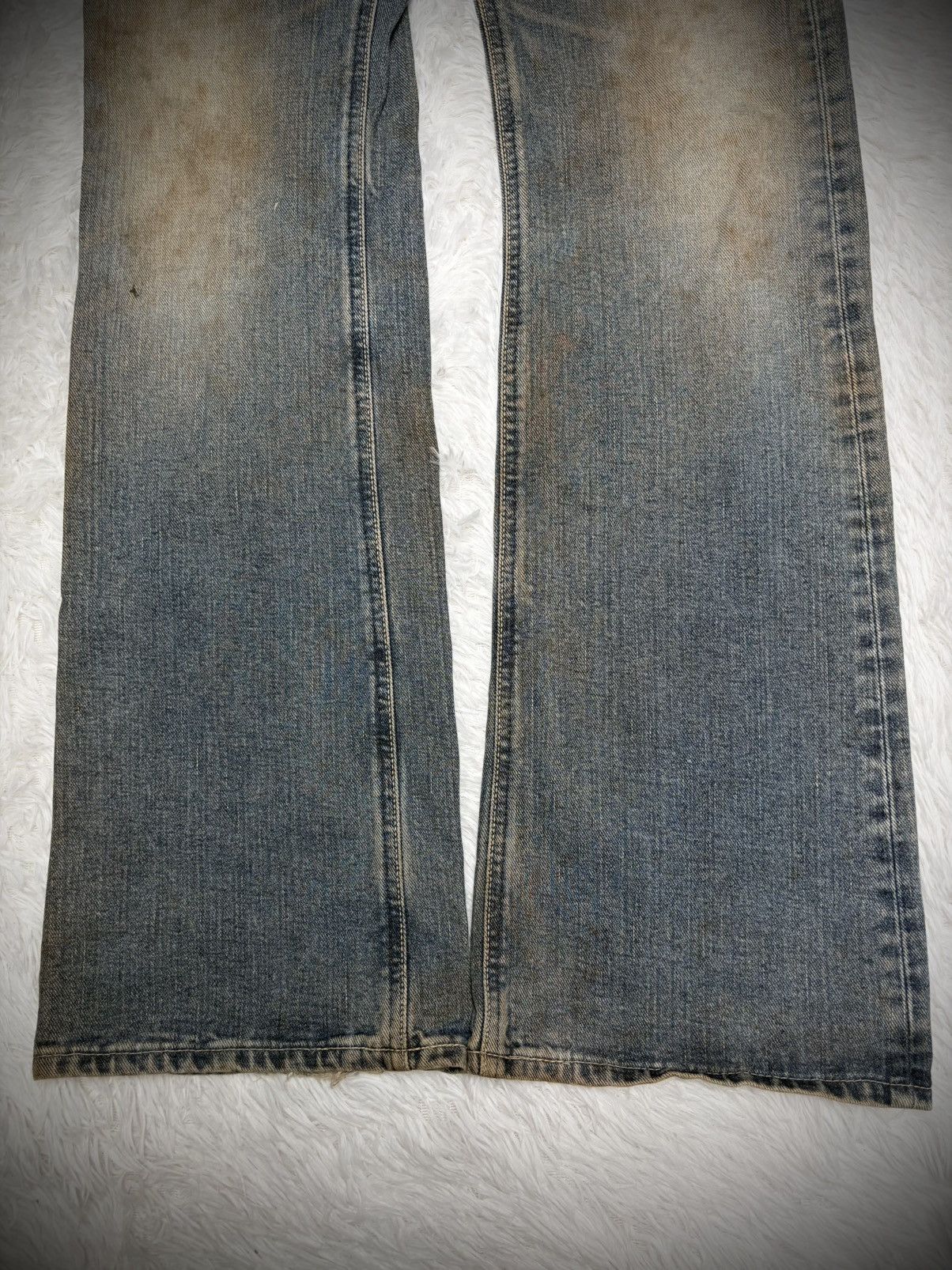 Vintage Vintage Lee Riders Cowboy Bootcut Flared Rusty Mudwash Jeans Size US 30 / EU 46 - 2 Thumbnail