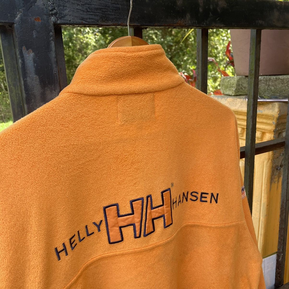 Helly Hansen × Vintage 🔥Vintage Helly Hansen Big Logo Half Zipper Fleece Sweatshirt Size US L / EU 52-54 / 3 - 5 Thumbnail