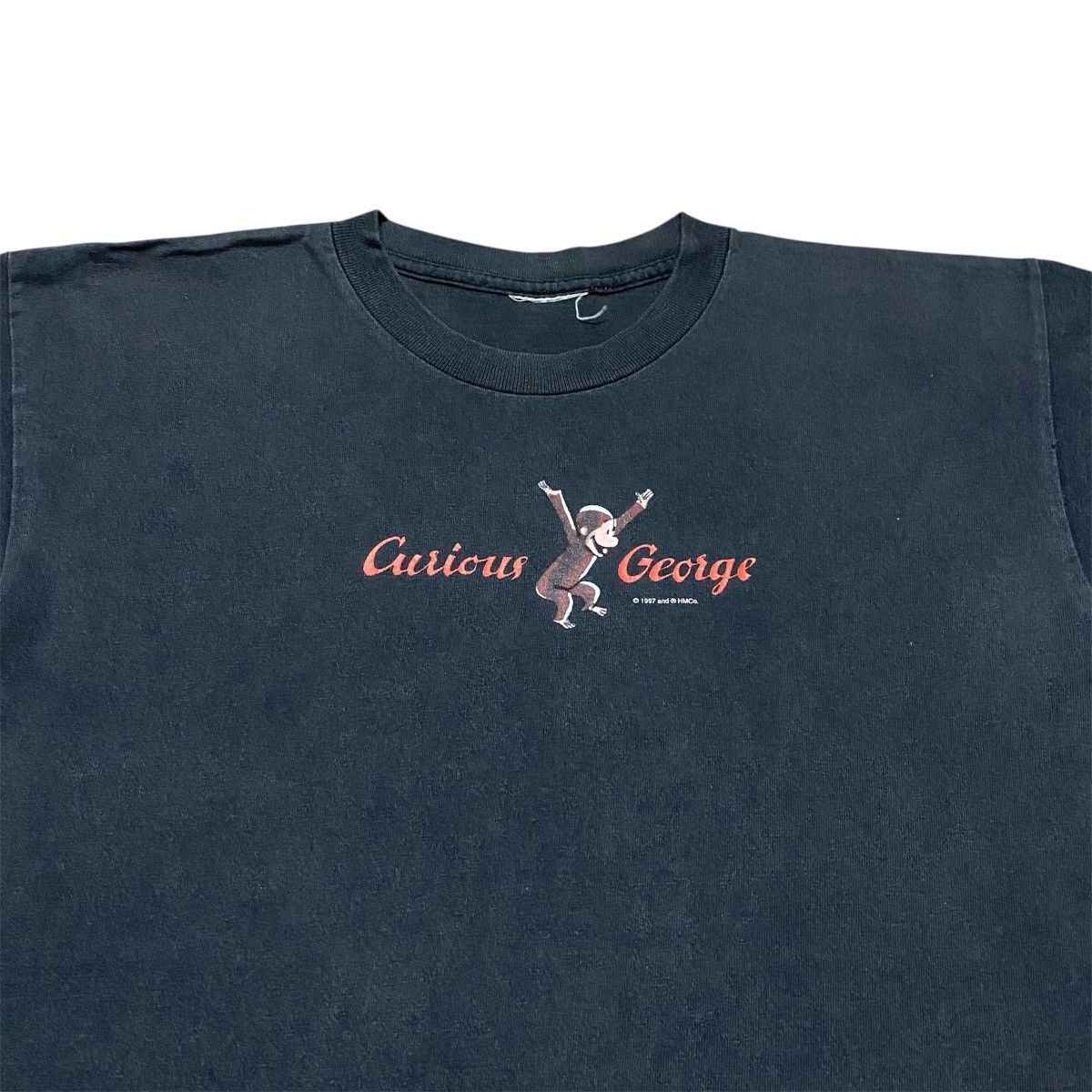 Cartoon Network × Vintage Rare‼️🔥Vintage Curious George Animated Series Cartoon T-Shirt Size US S / EU 44-46 / 1 - 3 Thumbnail