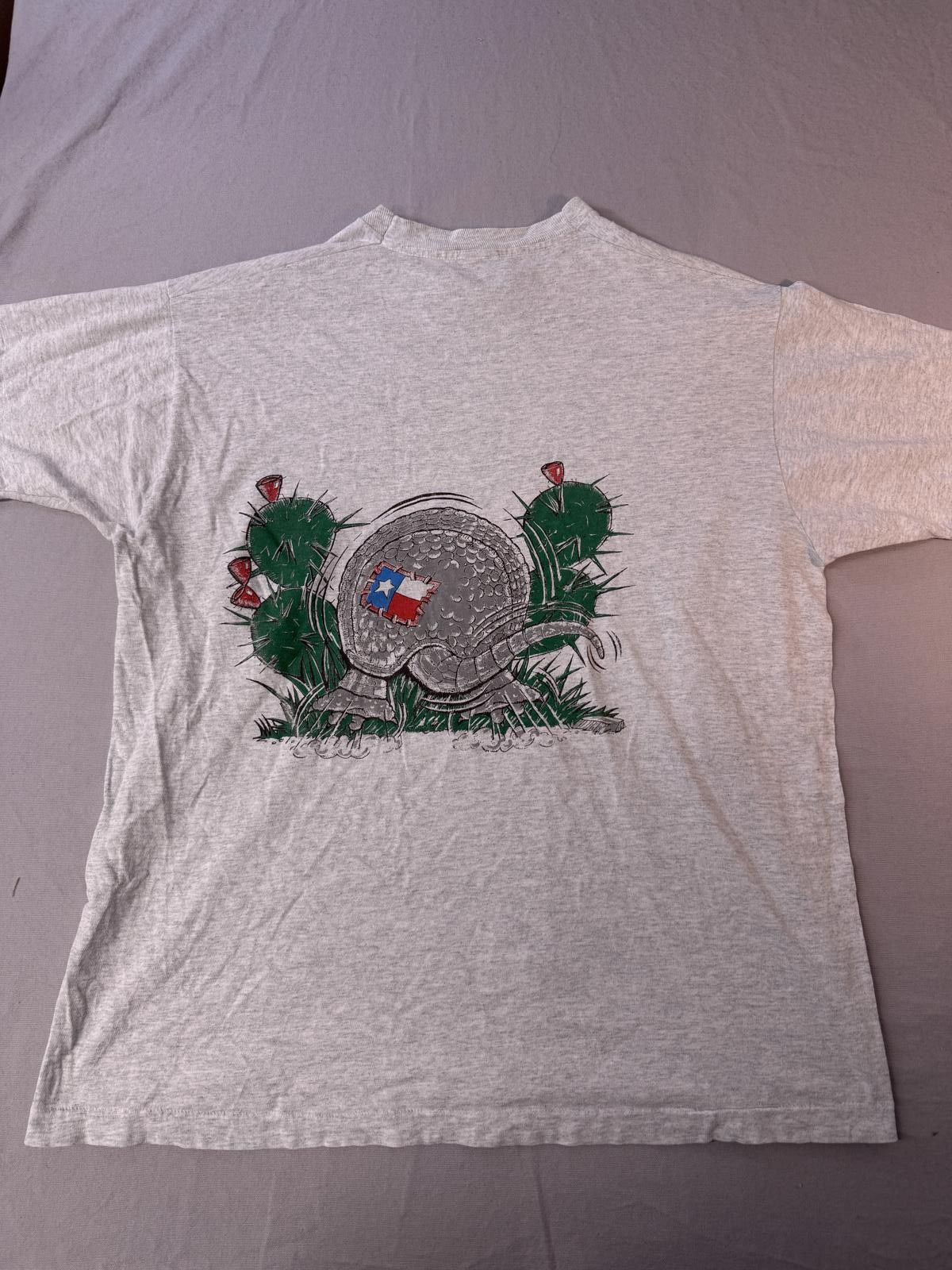 Fruit Of The Loom VTG Armadillo T-shirt Don't Mess With Texas Breakthrough XL Size US XL / EU 56 / 4 - 2 Thumbnail