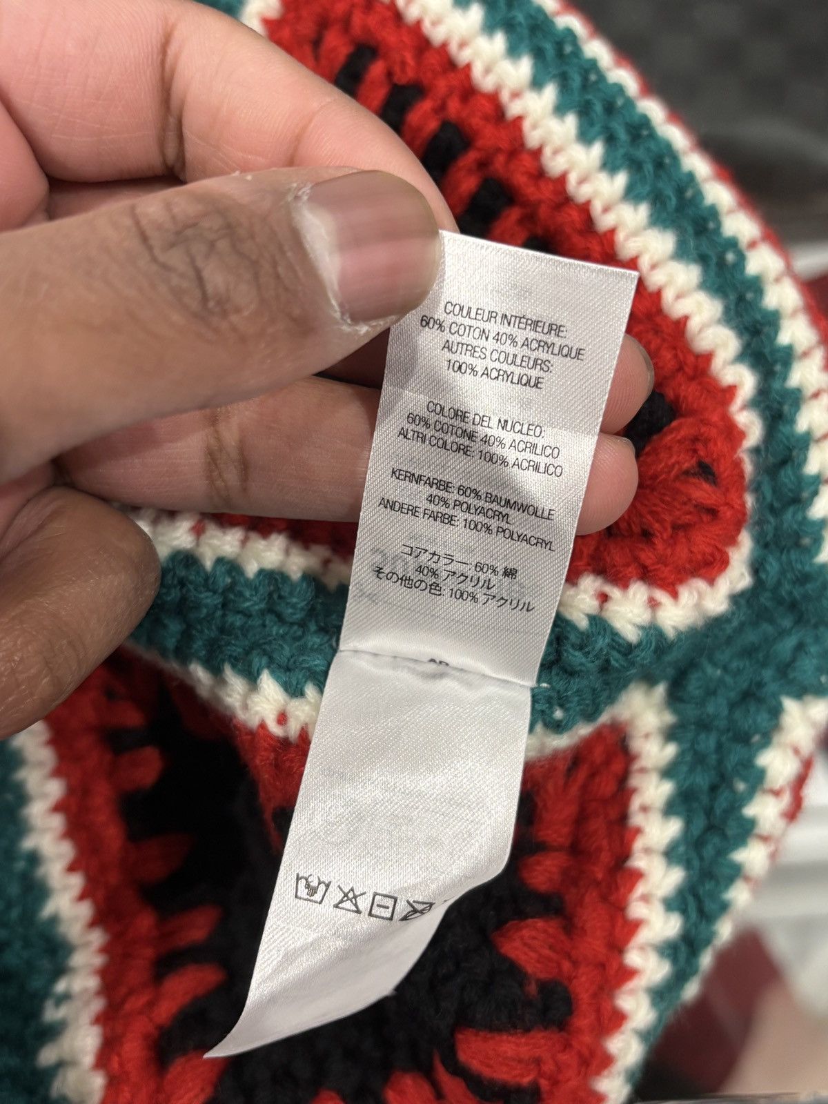 Supreme Supreme Crochet Edge Hat Black Size ONE SIZE - 5 Thumbnail